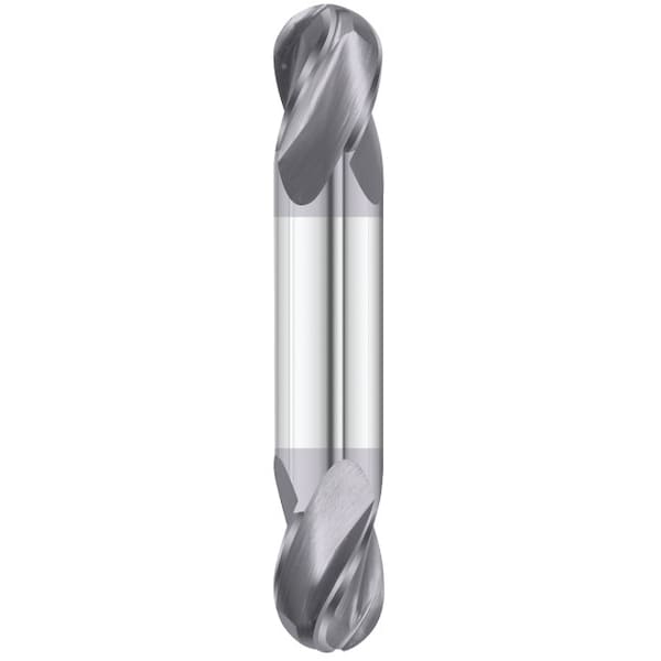 Fullerton Tool 4-Flute - 30 Degree Helix - 3200 GP End Mills, TIALN, RH Spiral, Ball, Stub, 3/64 36042 - main